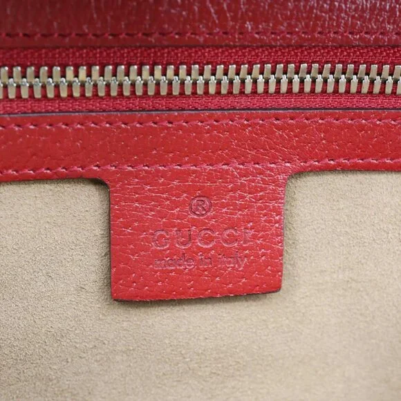 Gucci  Tian Animal Print GG Canvas Backpack Beige 427042 - Picture 12 of 13